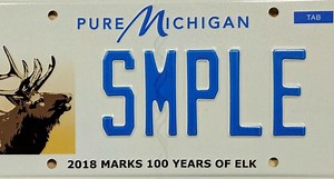 Michigan Celebrates Return of Elk with New License Plate