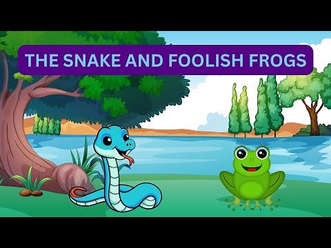 The Snake and The Foolish Frogs Story for Kids | English Short Story | Bedtime Story | Moral Story