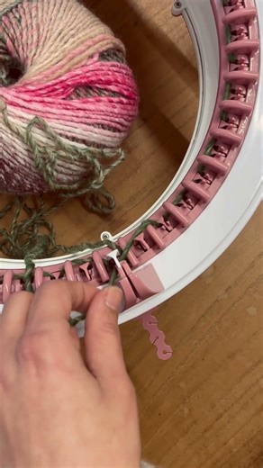 How to Cast On a Manual Circular Knitting Machine #castonstitch #sentroknittingmachine