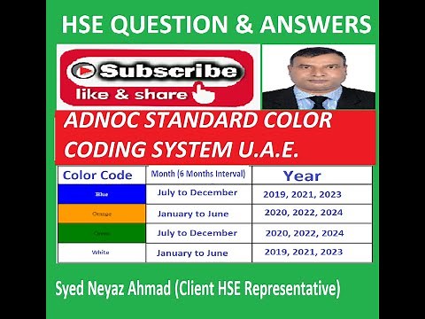 ADNOC COLOR CODING 4 Lifting Equipment. #adnoc #hseengineers #hseprofessionals #hsemanager #abudhabi