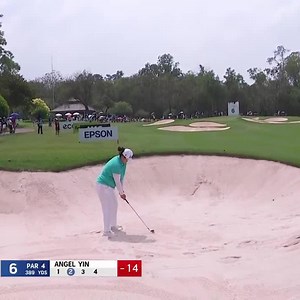 41K views · 383 reactions | From bunker to birdie  Tune in now on Golf Channel to catch Angel's Moving Day master class  | LPGA | Facebook