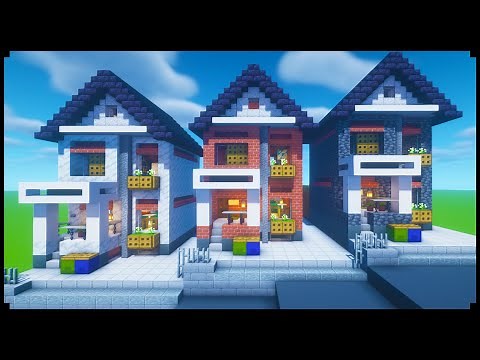 Minecraft Tutorial: How To Make A City House