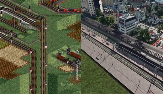 【OpenTTD】vs 【Transport Fever 2】The Same Game, But Not Really