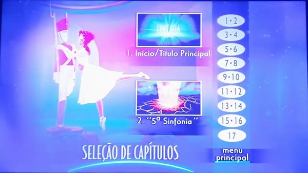 Menu de DVD-Fantasia 2000 (De 1999) Em 4K