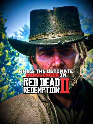 Ultimate Gunslinger Showdown 🤠 [4k] | Red Dead Redemption || #shorts