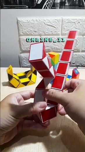 Rubik's bentuk bebek | rubik snake 24