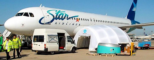 Inflatable IglooMX® Aircraft Shelters | Mobile Hangars