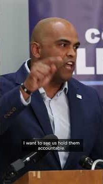 Colin Allred addresses supporters after runoff victory
