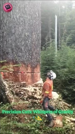 Giants Fall: Witnessing The Master Loggers' Epic Tree Takedowns! 🌳💥🤯