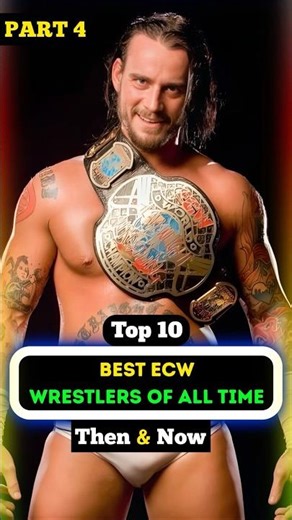 Top 10 Best ECW Wrestlers of All Time😲(Part-4)Then & Now #ytshorts #wrestling #ecw #wwefan