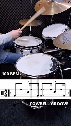 Funky Cowbell Grooves Made Easy! Your Next Go-To Beat #drumgroove #drumlesson