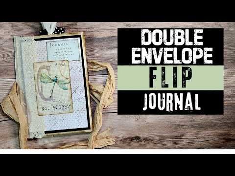 DOUBLE Envelope Flip Journal | How to use BIG Envelopes #junkjournal #envelopejournal