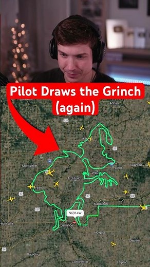 Pilot Draws the Grinch (again)
