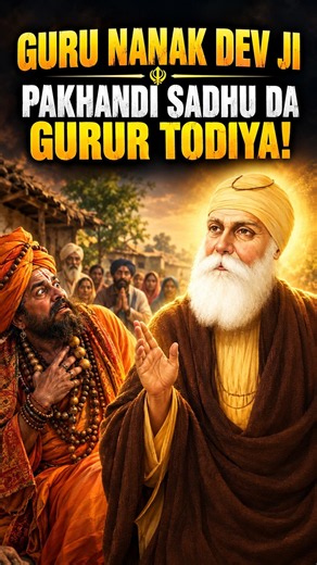 How Guru Nanak Dev Ji Exposed a Fake Sadhu 😳 | Sikh History