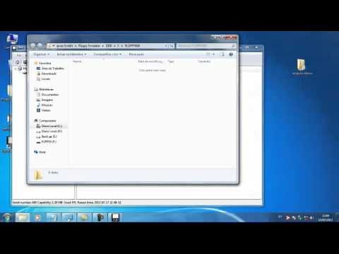 tutorial formatar pendrive para emulador de disquete Windows 7