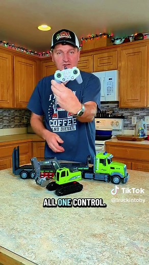 Remote Control Excavator Truck for Kids