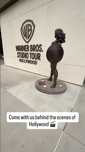 Come along with us behind the scenes of Hollywood 🎬 Warner Bros Studio Tour ✨