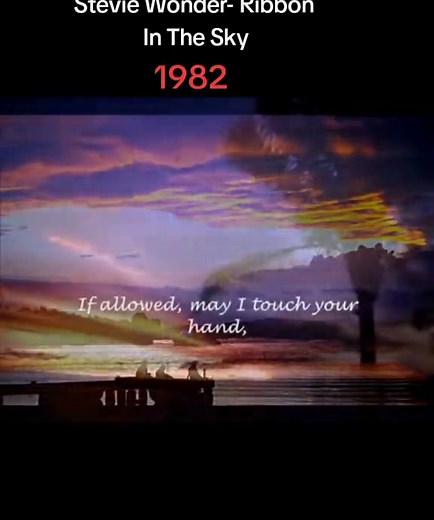 Stevie Wonder Ribbon In The Sky Song 1982