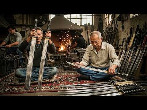 Inside the Sword Factory: Full Process from Metal Sheets to Powerful, Perfectly Crafted Swords