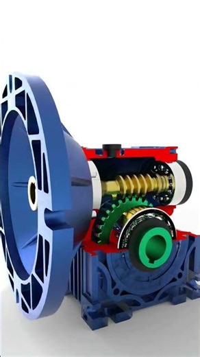 Worm Gearbox Design and Animation | Solidworks | Keyshot | Industrial Design | CAD