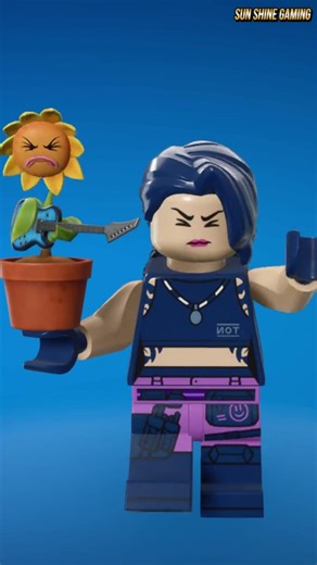 LEGO Fortnite | Sunflower 🌻 #fortnite #emote #short