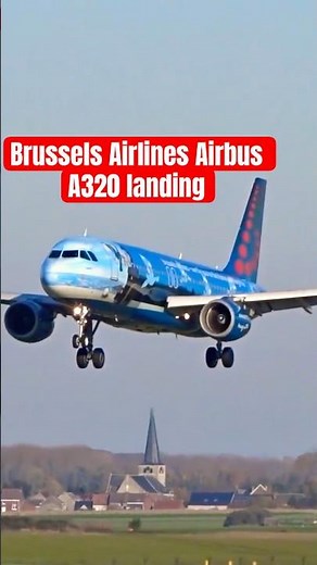 Brussels Airlines A320 Runway Operations #aviation #aircraft