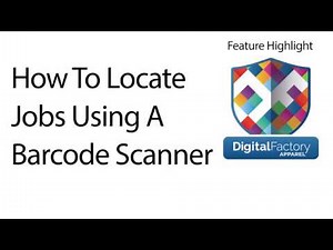 How To Locate Jobs Using A Barcode Scanner