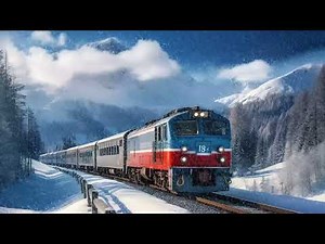 8 Hours Distant Train Horn Sounds for Deep Sleep | Distant Trains Echoing for Relaxation