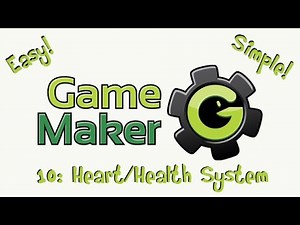 Game Maker 8.1 tutorial 10 - Simple Heart/Health System
