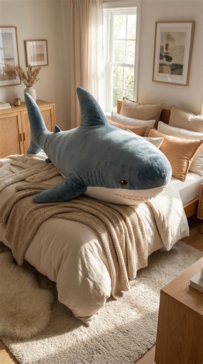 Gaint Blue Shark Plush Toy, Ocean Room Decor, Baby Sharkey for Children, Gift for Kids, Girl or Boy, Kawaii Stuffed, Animal Lover - Etsy