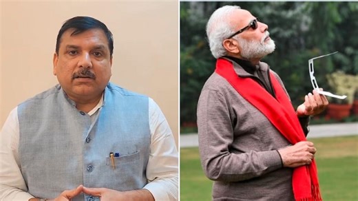 'PM Modi Wears Italian Glasses, Swiss Watch, Uses American Phone, German Car, Yet Talks Swadeshi': AAP MP Sanjay Singh