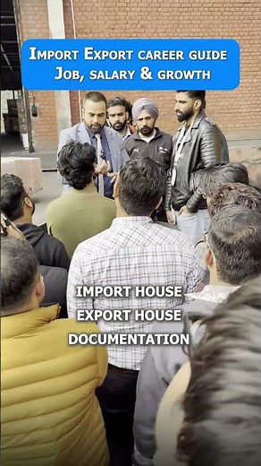 Jobs in Import export Business |Career in Import Export Business | Harsh Dhawan