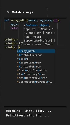 🤫 5 Python Secrets That You Didn't Know #shorts