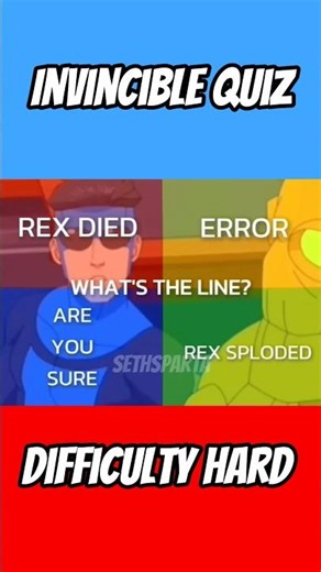 INVINCIBLE QUIZ! #invincible #shorts