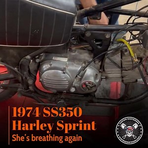 1974 SS350 Harley Sprint
