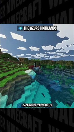 💎💧 Beautiful Crystal Water Village Seed in Minecraft Bedrock 26! #minecraft