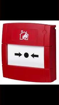 Continuous fire alarm. Sound effect.