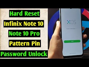 Hard Reset Infinix Note 10/Note 10 Pro X693/X695 Forget Screen Lock Pattern Pin Password Lock Unlock