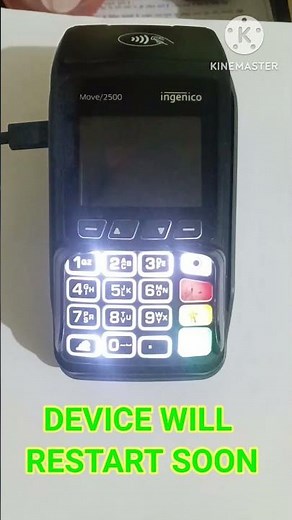 HOW TO RESTART AND SHUTDOWN INGENICO MOVE 2500 M-ATM DEVICE #tech #technology #howto