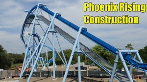Construction update on the new Phoenix Rising roller coaster at Busch Gardens Tampa | In The Loop