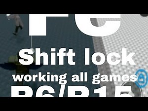 Roblox Fe Script Showcase | Fe shift lock script| work all games / R6 and R15 / All executers