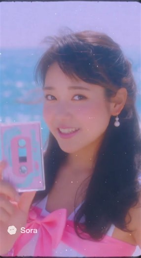 渚のスカイリボン #cm #昭和 #ドラマ #昭和レトロ#ai#アイドル