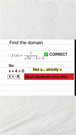 Most Students Get This WRONG (Domain Trick)