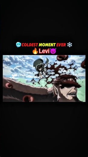 *Levi vs Beast Titan* 🥶 Zeke Got Destroyed 😈#aot #levi #anime