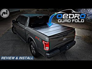 OEDRO Hard Quad-fold Tonneau Cover for 2015-2022 F-150. Review and install.