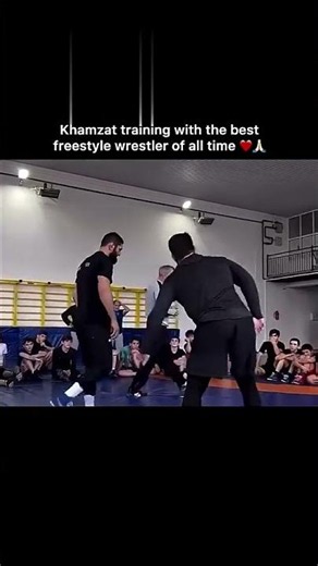 Khamzat Training With a Wrestling Legend 🔥 #ufc #mma #ufcshorts