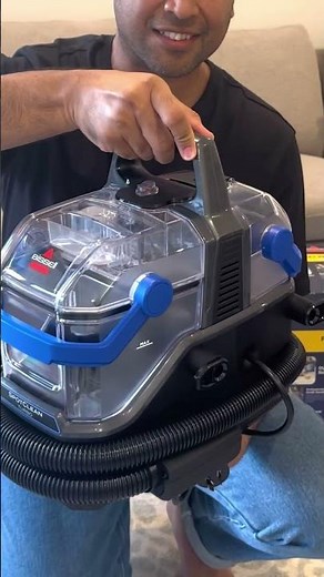 BISSELL SpotClean Turbo: 50% Quieter, Strongest Suction for Deep Carpet & Upholstery Cleaning