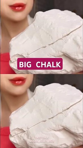 #satisfying sounds eating chalk #asmr #mukbang #asmrsounds #relaxing #relaxation Big Chalk