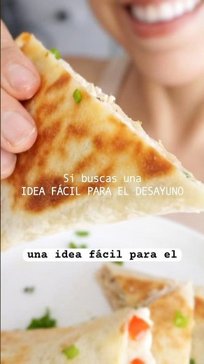 Quick Breakfast: Tuna and Cheese Quesadilla