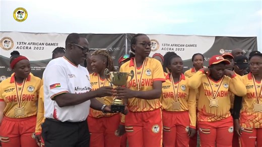 SuperOver Highlights: Zimbabwe Cricket Women needed 3runs in 6 balls to win Gold at the African Games Cricket Final. Also congrats to: All-Rounder Kelis Ndhlovu - Player of the match and tournament Wicketkeeper Modester Mupachikwa - Batter of the tournament Zimbabwe Cricket has rewarded the ladies team with US$80 000 to share.. 🇿🇼🇿🇼🇿🇼🇿🇼 🥇Zim 🥈S.A 🥉Nigeria 🎥SportsEye | Kyros Sports
